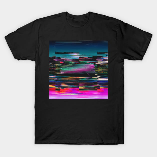 Nightwave Aesthetic T-Shirt by SubtleSplit